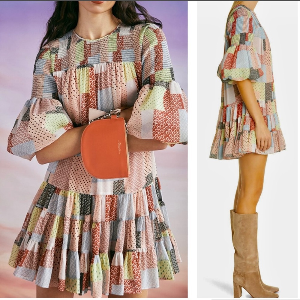 New Cinq à Sept Patchwork Rika Dress